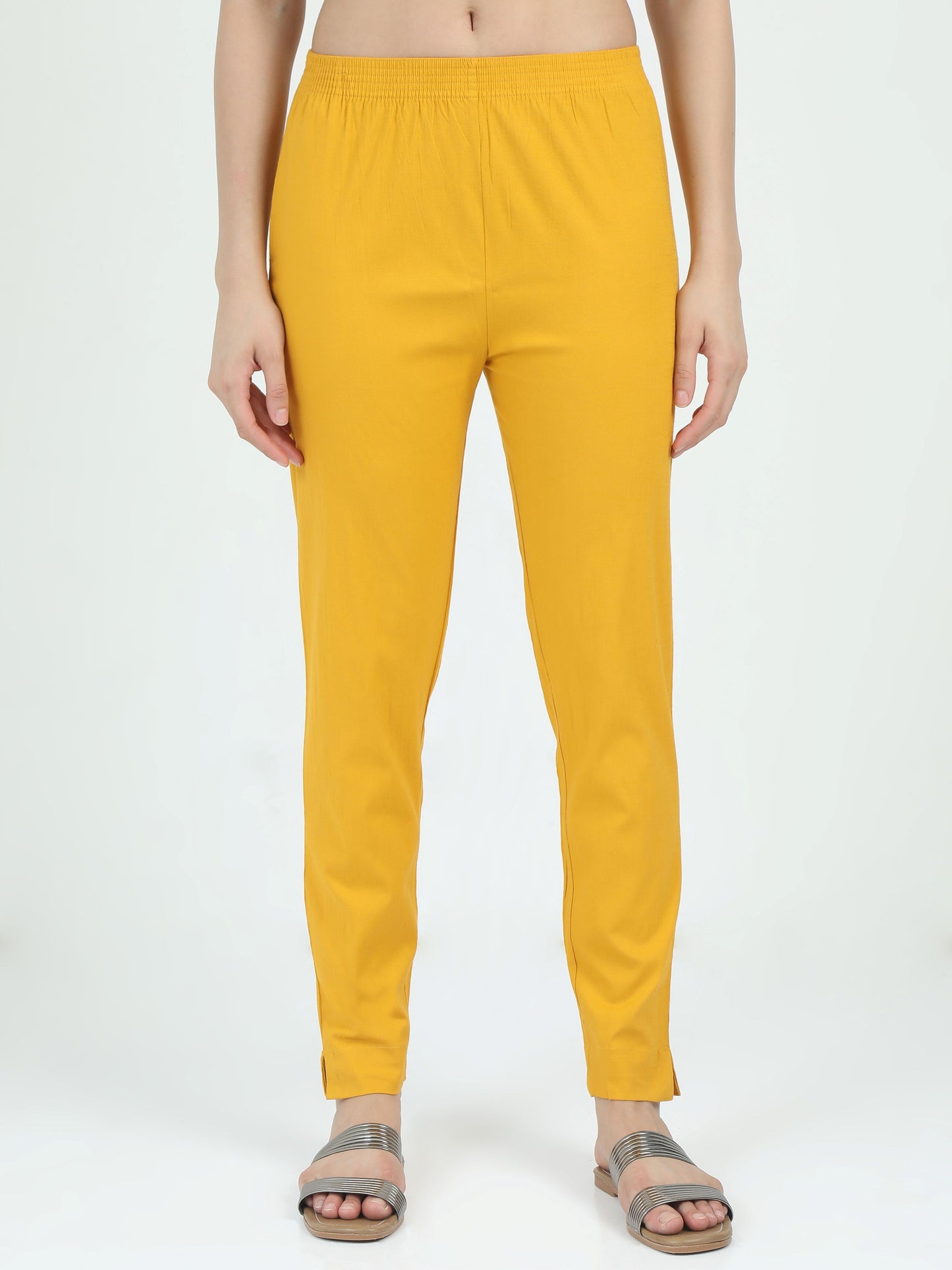 Everyday Stretch Pocket Pants - Mustard