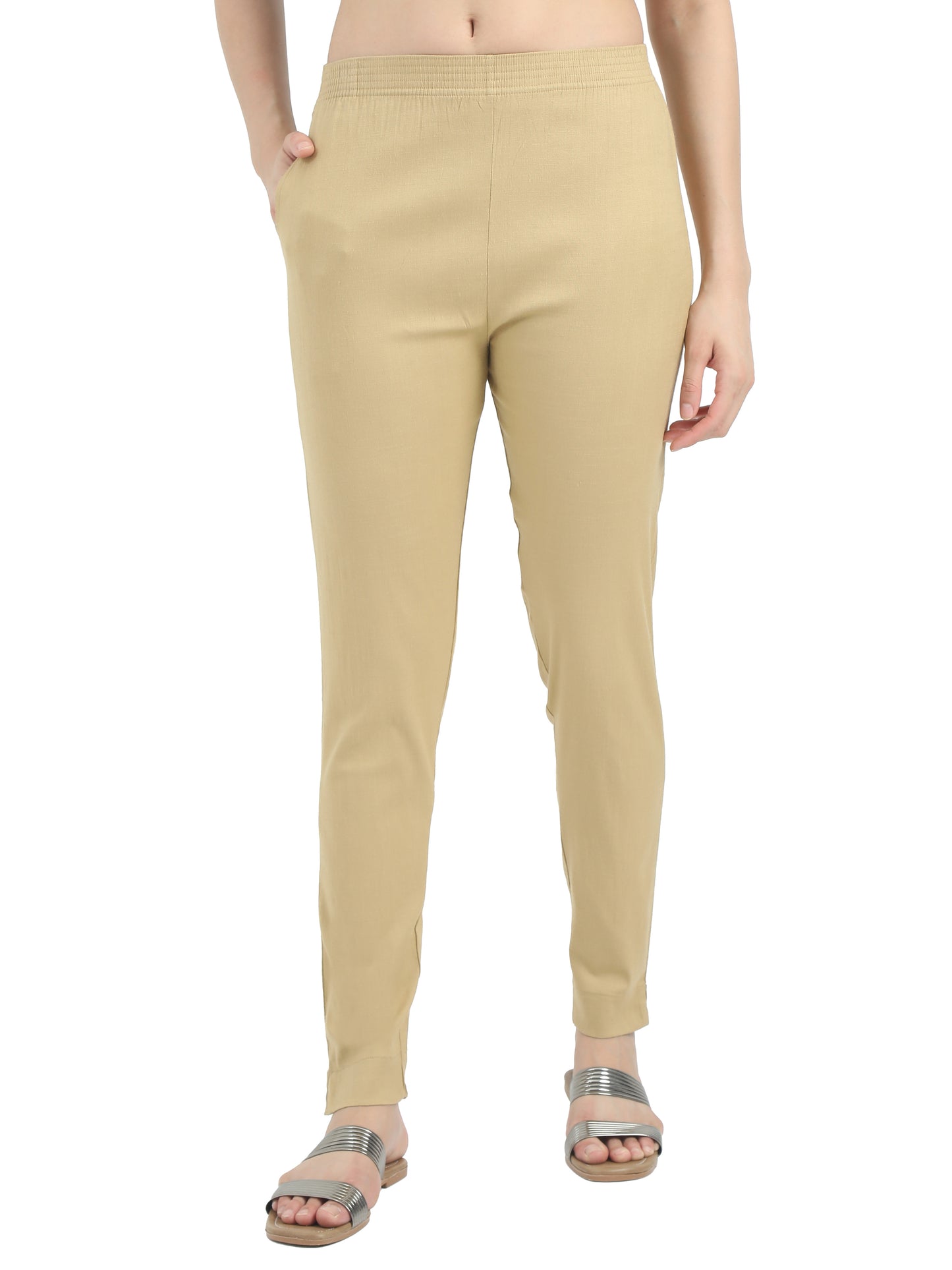 Everyday Stretch Pocket Pants - Sand Yellow