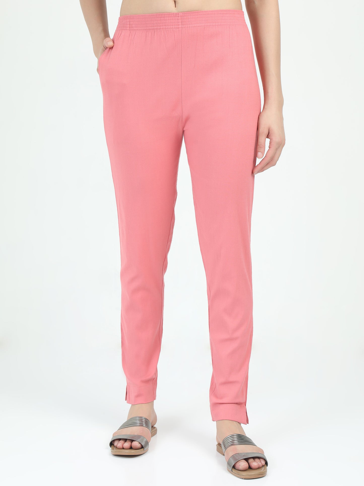 Everyday Stretch Pocket Pants - Antique Pink