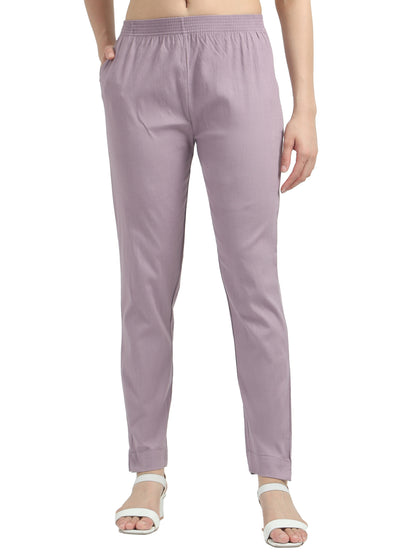 Everyday Stretch Pocket Pants - Pearl Violet