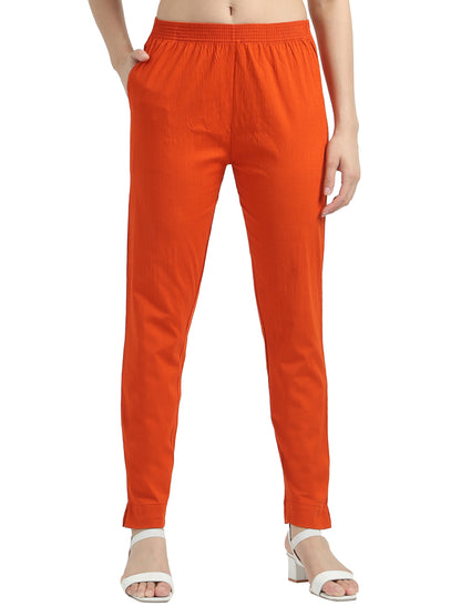 Everyday Stretch Pocket Pants - Tomato Red