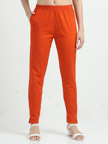 Everyday Stretch Pocket Pants - Tomato Red