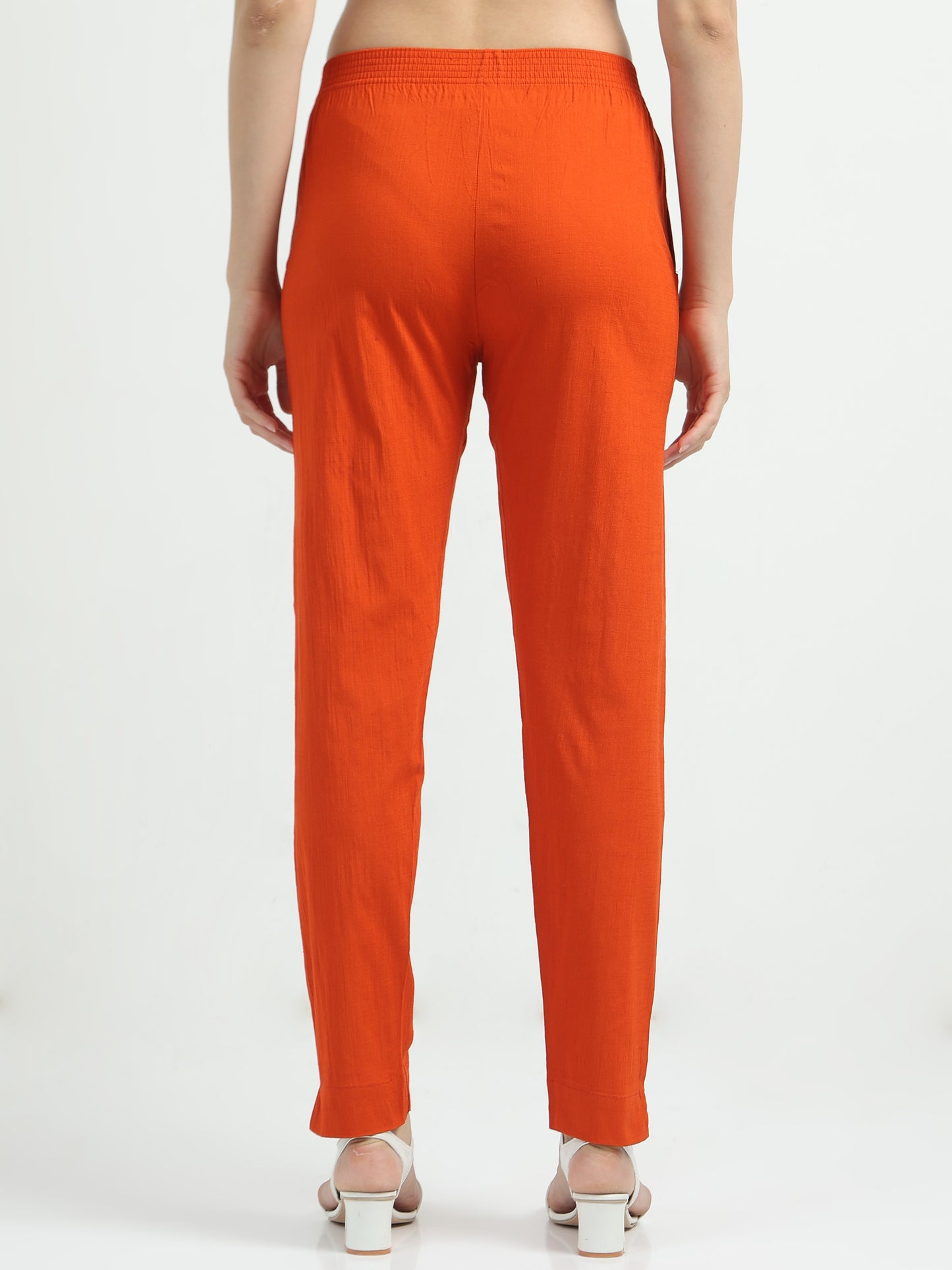 Everyday Stretch Pocket Pants - Tomato Red