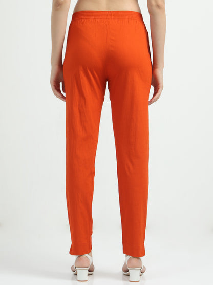 Everyday Stretch Pocket Pants - Tomato Red