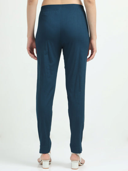 Everyday Stretch Pocket Pants - Gentian Blue