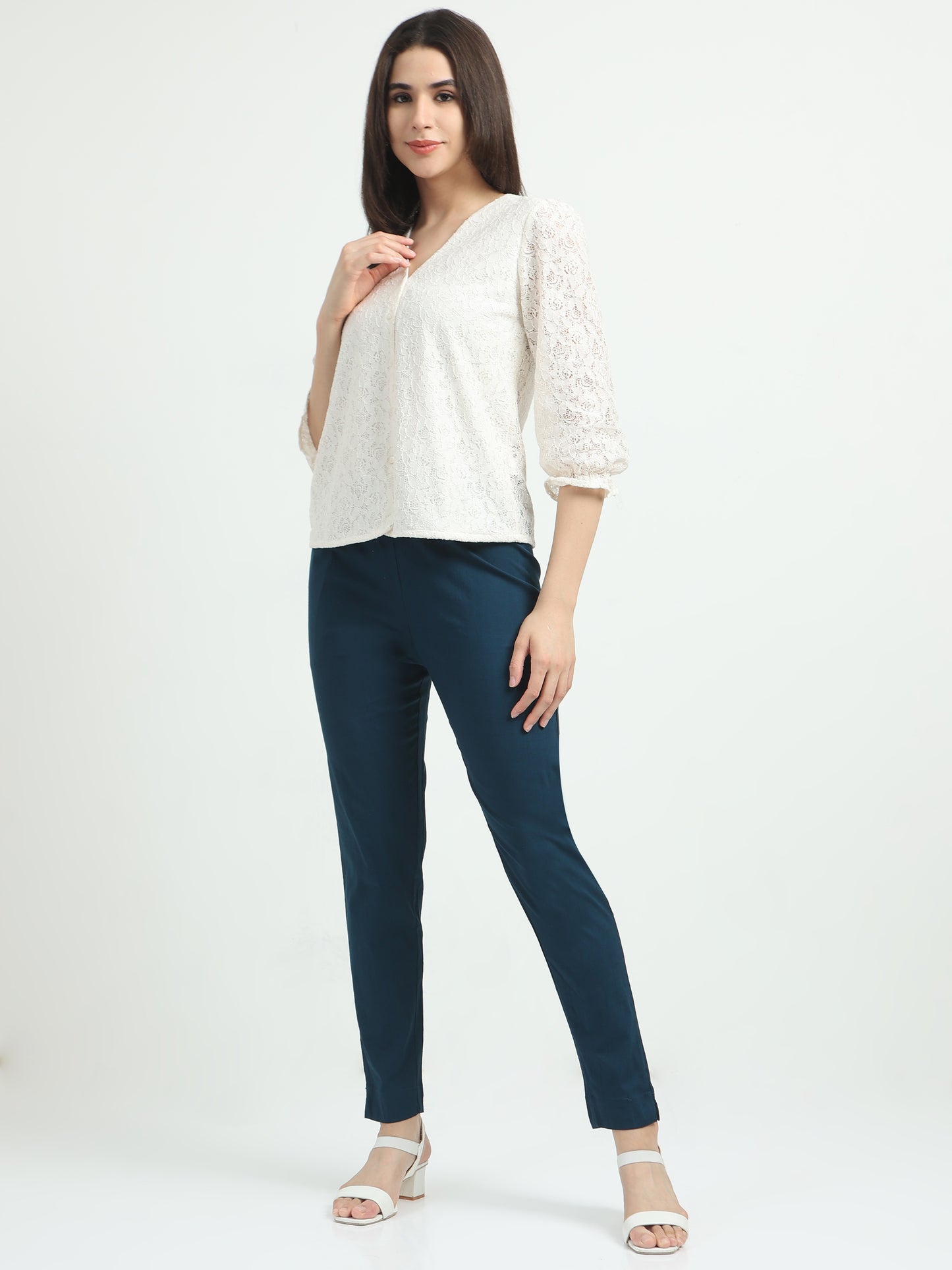 Everyday Stretch Pocket Pants - Gentian Blue