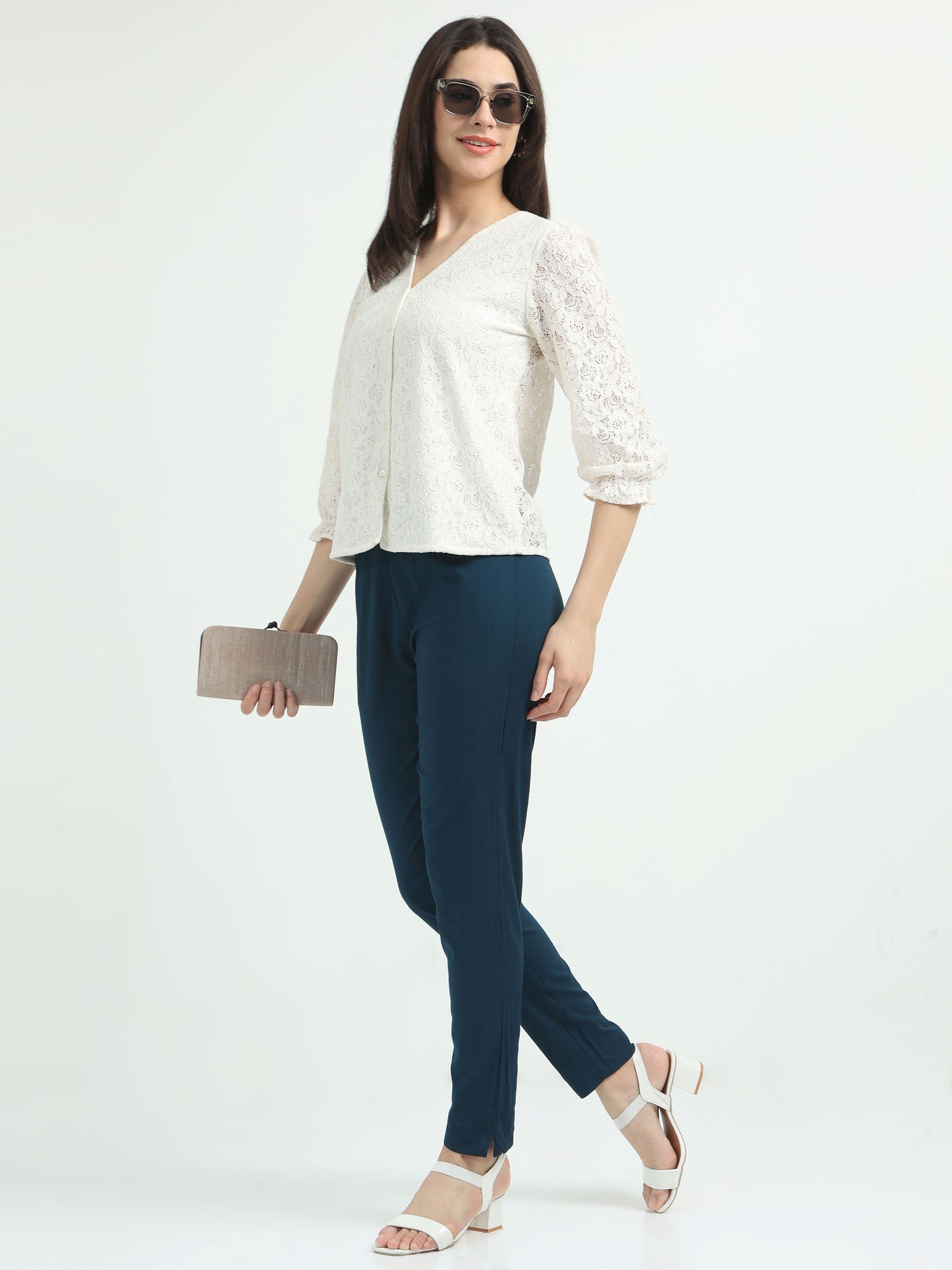Everyday Stretch Pocket Pants - Gentian Blue