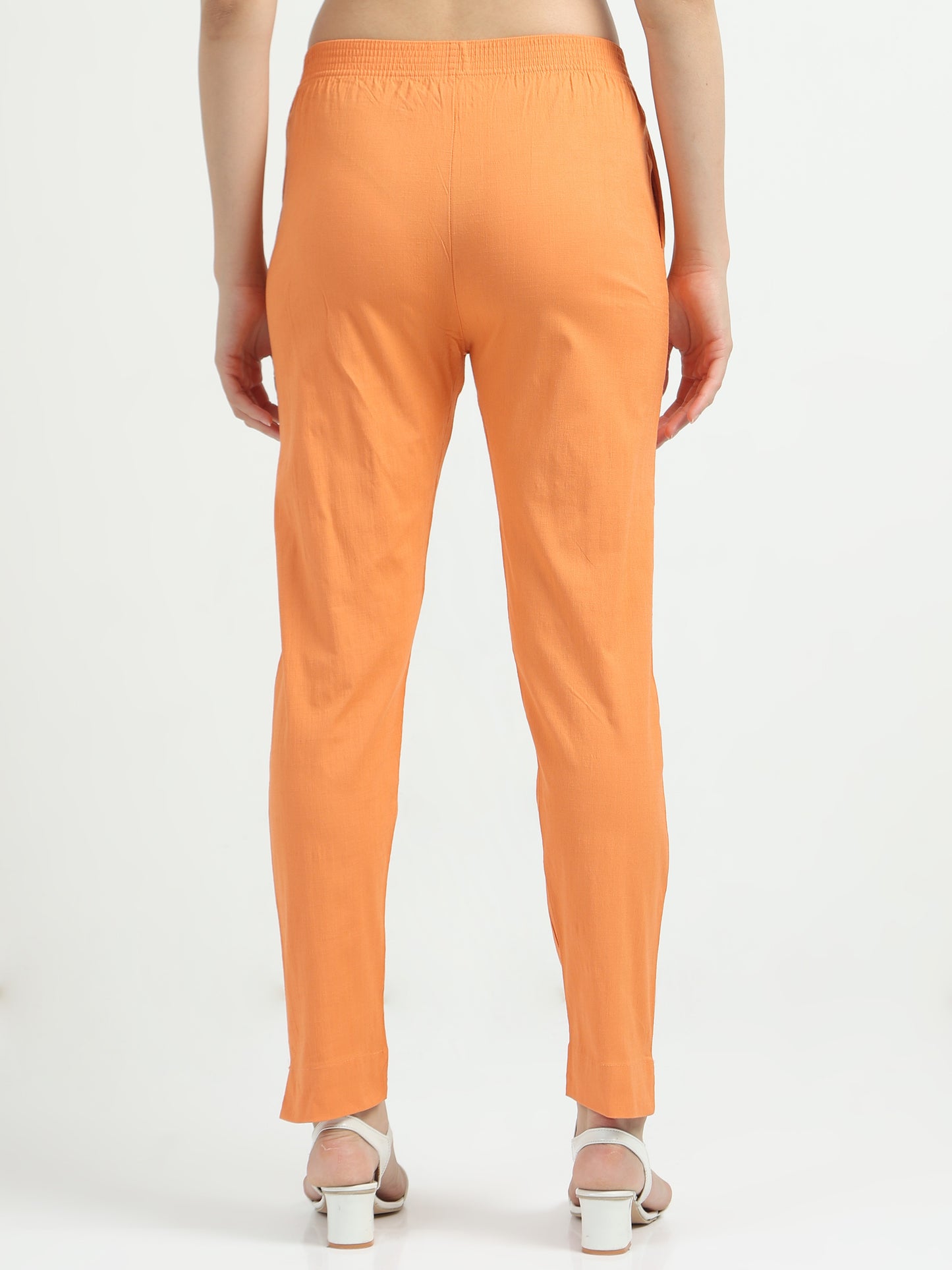 Everyday Stretch Pocket Pants - Pearl orange