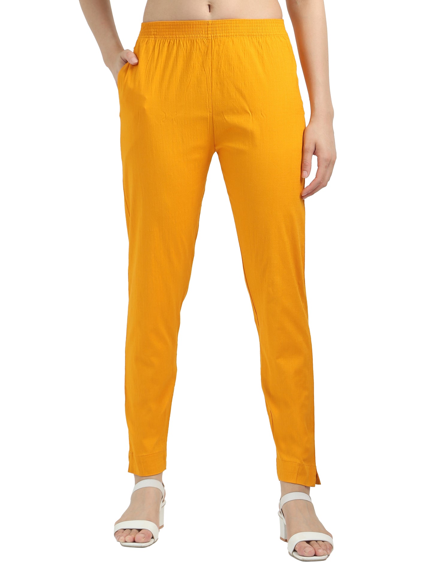 Everyday Stretch Pocket Pants - Ochre Brown