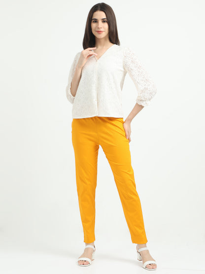 Everyday Stretch Pocket Pants - Ochre Brown