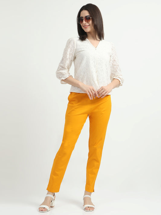 Everyday Stretch Pocket Pants - Ochre Brown