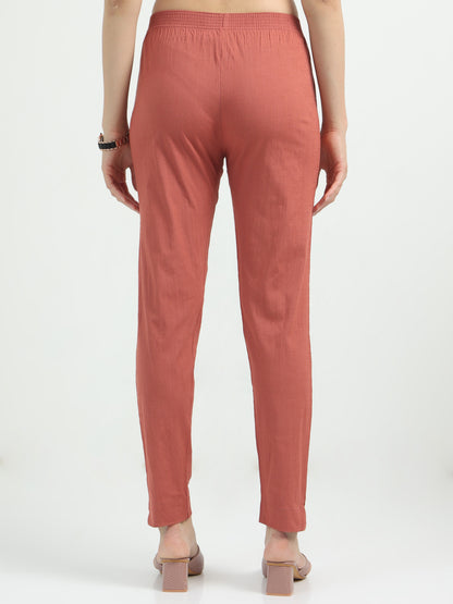 Everyday Stretch Pocket Pants - Pearl copper