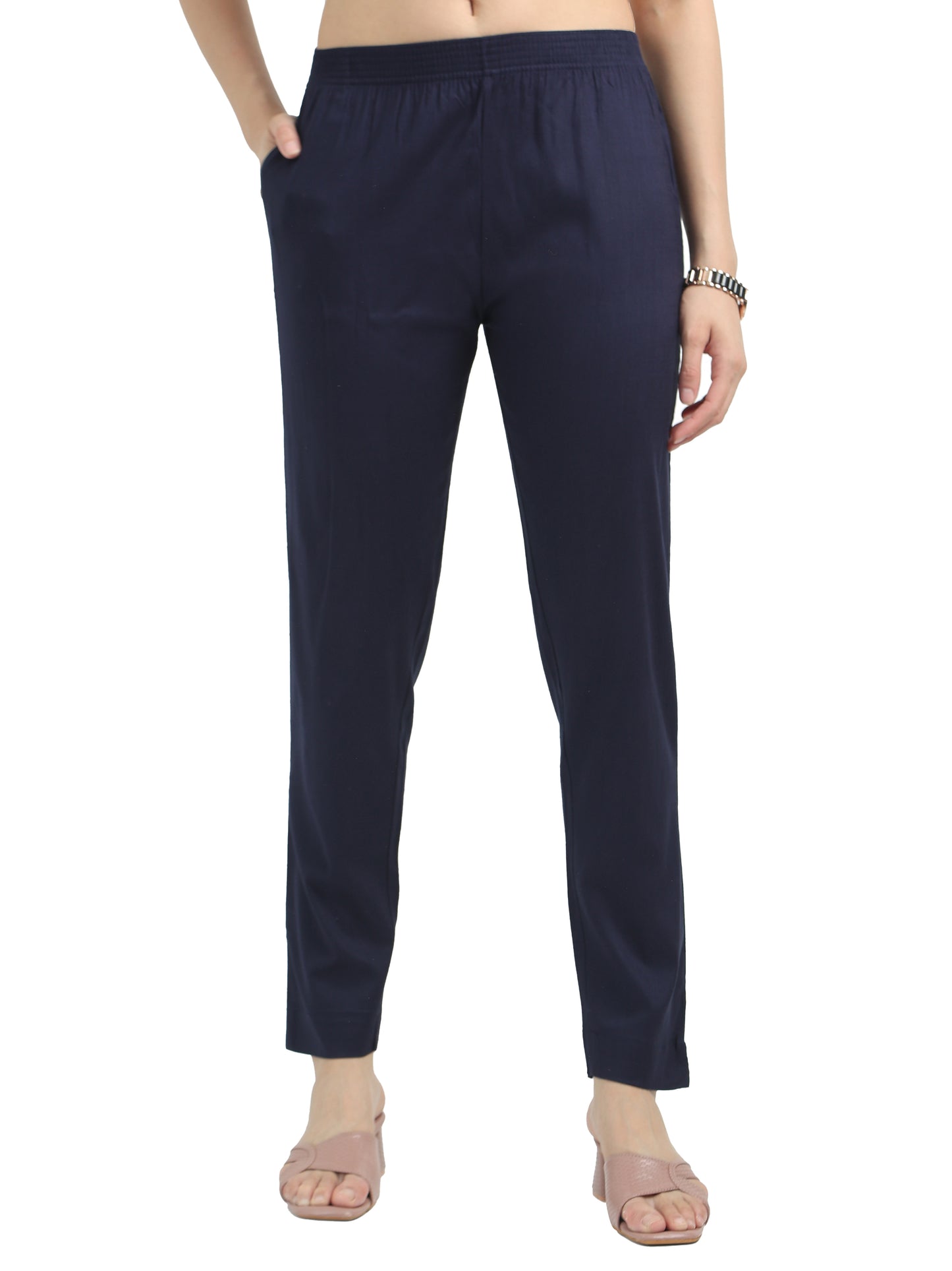 Everyday Stretch Pocket Pants - Navi