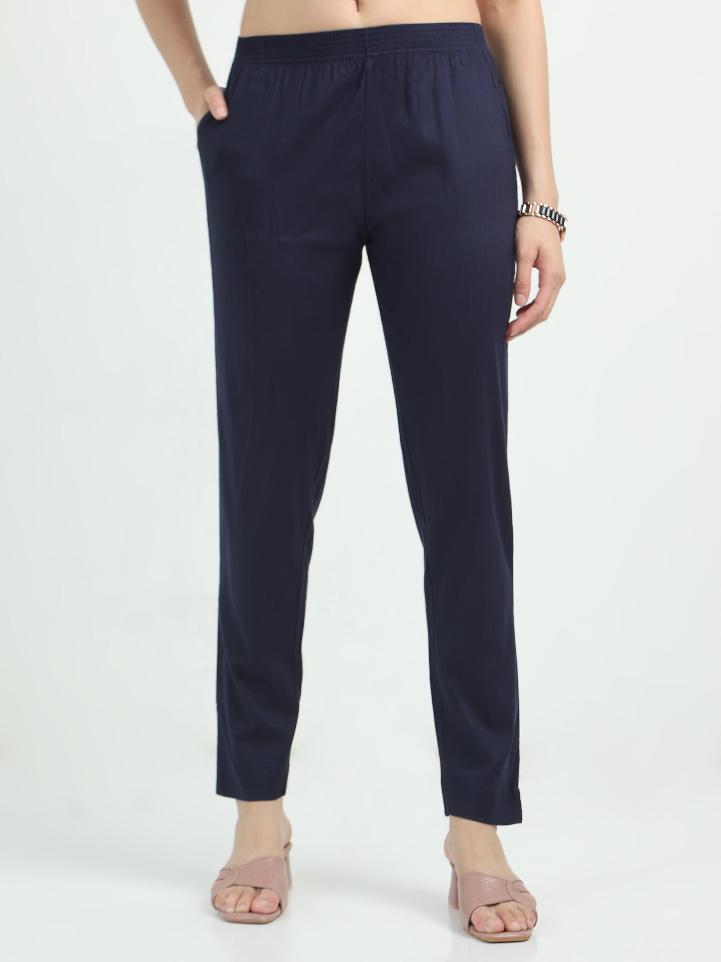 Everyday Stretch Pocket Pants - Navi