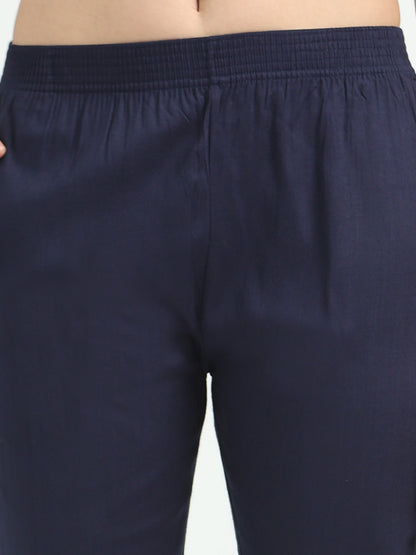 Everyday Stretch Pocket Pants - Navi