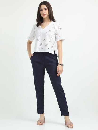 Everyday Stretch Pocket Pants - Navi