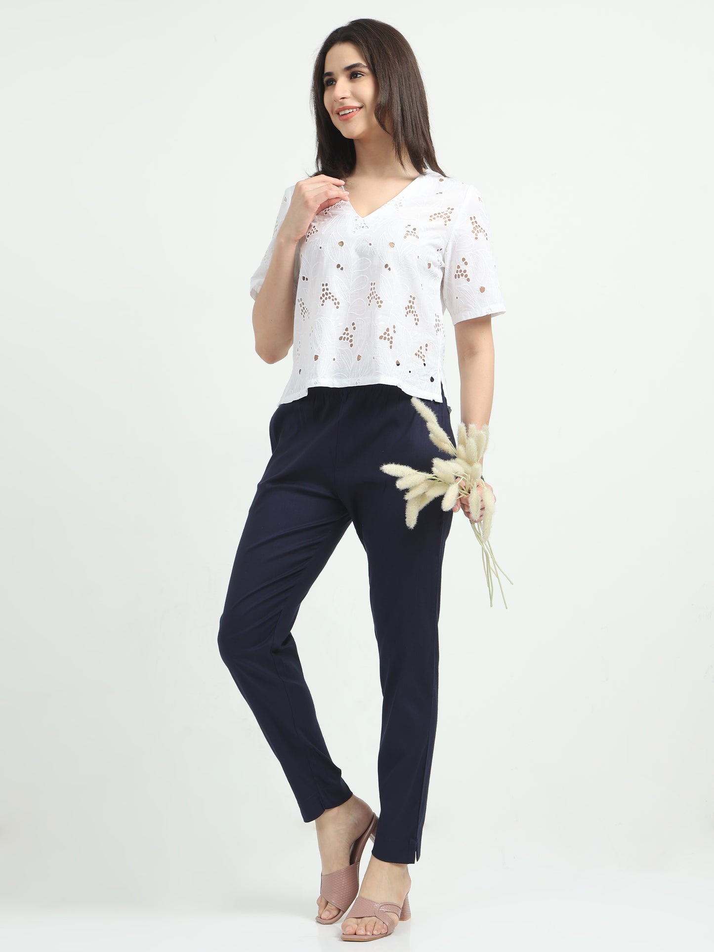 Everyday Stretch Pocket Pants - Navi
