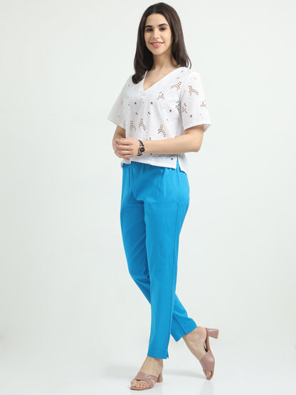 Everyday Stretch Pocket Pants - Yale Blue