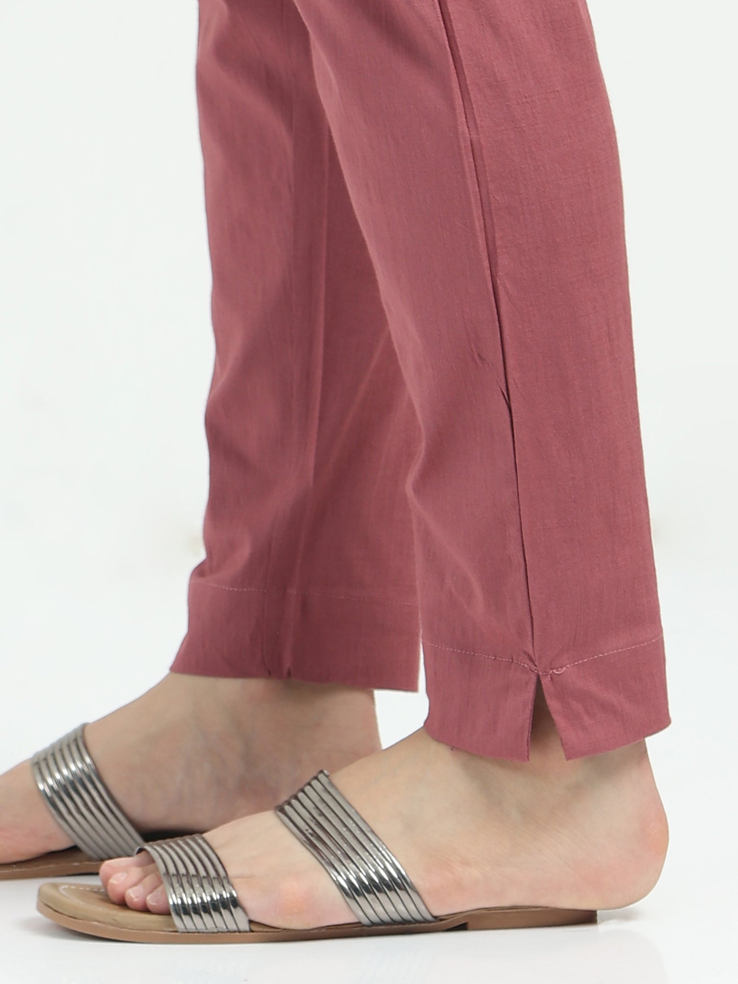 Everyday Stretch Pocket Pants - Beige Red