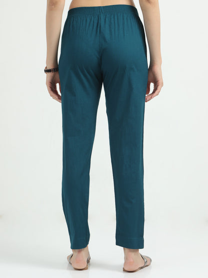 Everyday Stretch Pocket Pants - Capri Blue