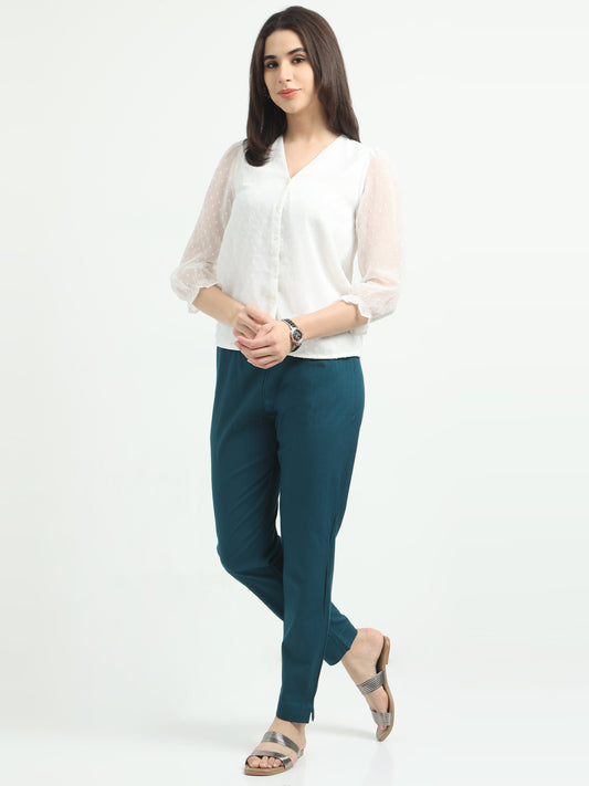 Everyday Stretch Pocket Pants - Capri Blue
