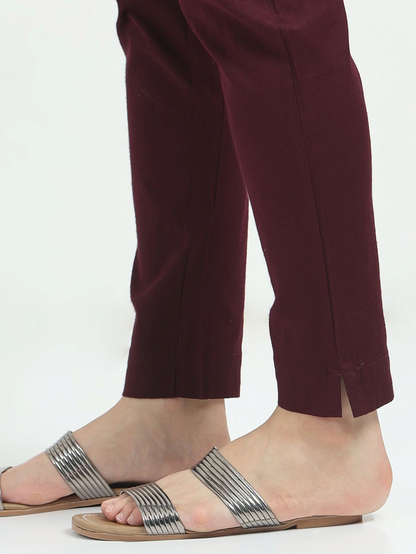 Everyday Stretch Pocket Pants - Wine Red