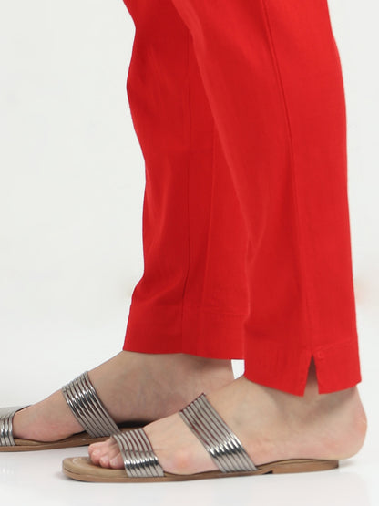 Everyday Stretch Pocket Pants - Red