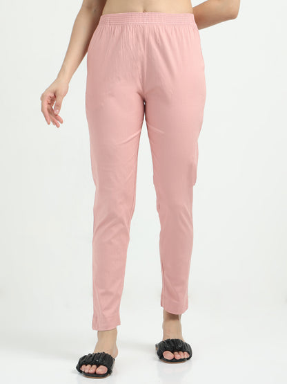 Everyday Stretch Pocket Pants - Pastel Pink