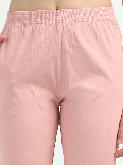 Everyday Stretch Pocket Pants - Pastel Pink