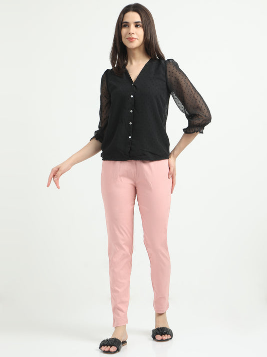 Everyday Stretch Pocket Pants - Pastel Pink