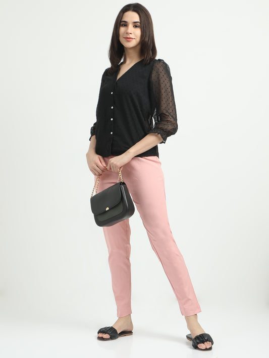 Everyday Stretch Pocket Pants - Pastel Pink