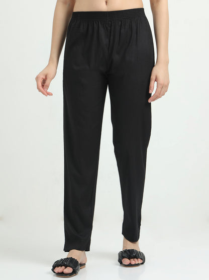 Everyday Stretch Pocket Pants - Black