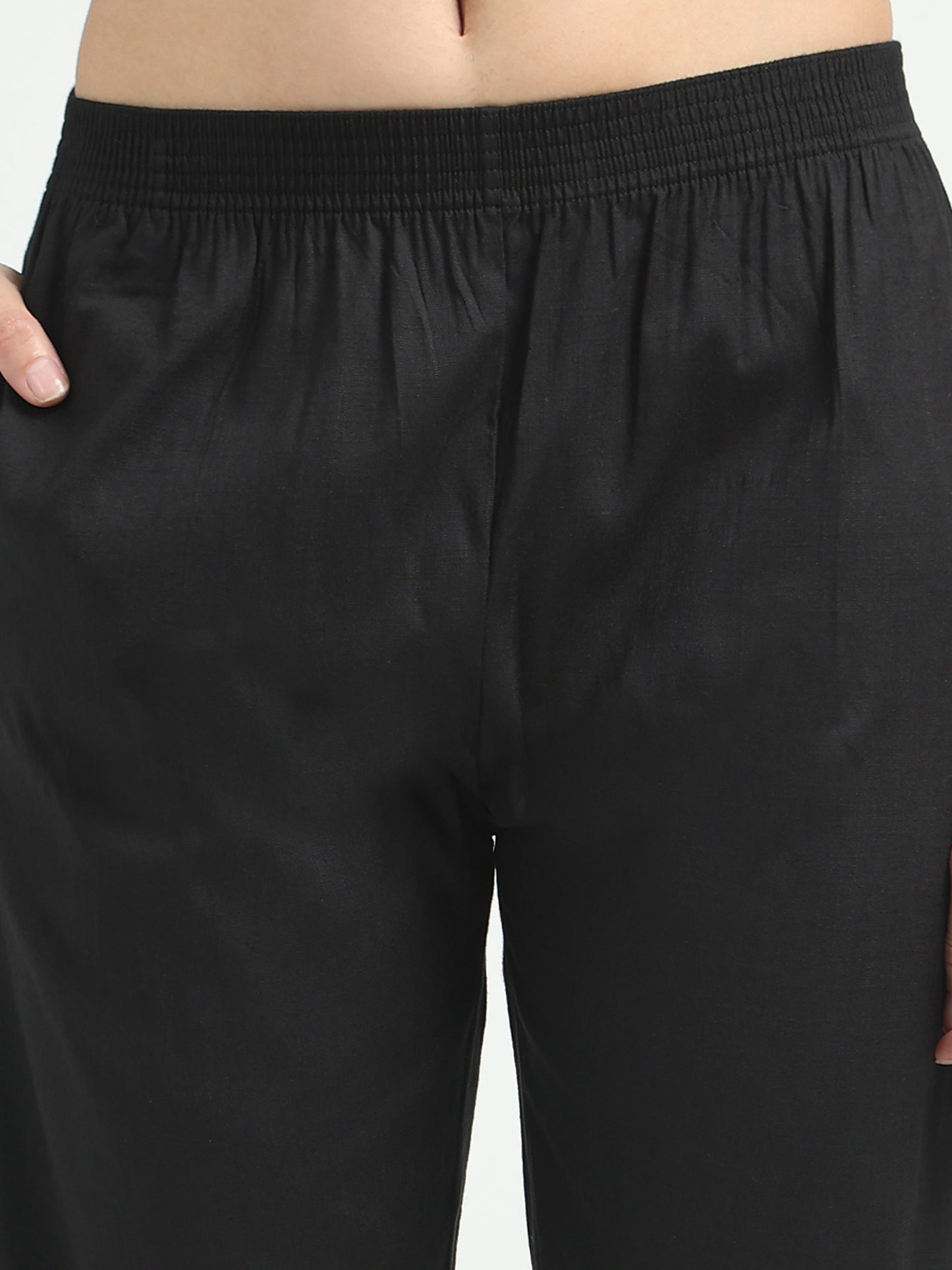 Everyday Stretch Pocket Pants - Black