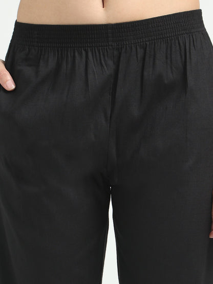 Everyday Stretch Pocket Pants - Black