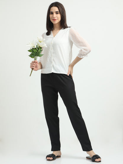 Everyday Stretch Pocket Pants - Black