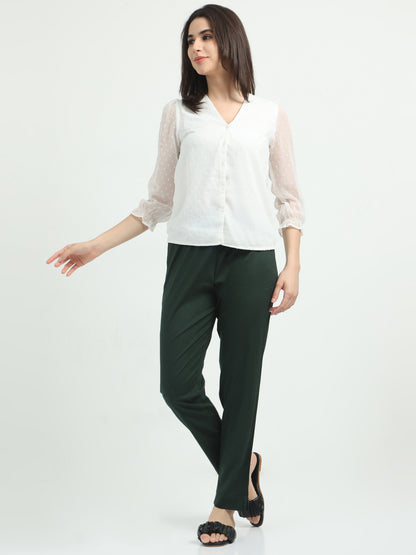 Everyday Stretch Pocket Pants - Moss Green