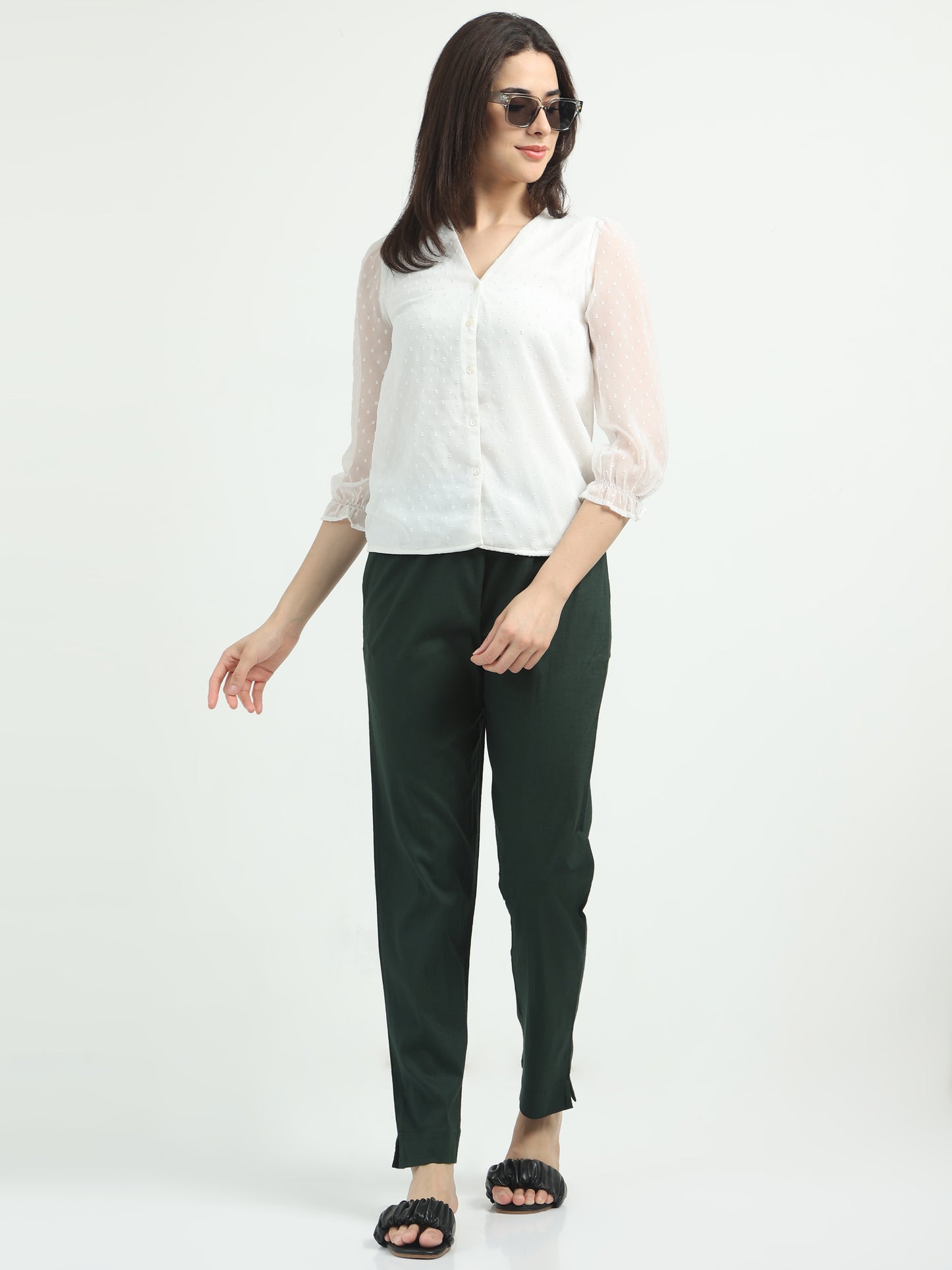 Everyday Stretch Pocket Pants - Moss Green