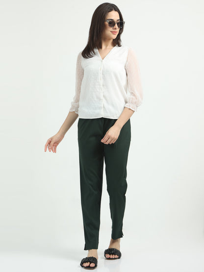 Everyday Stretch Pocket Pants - Moss Green