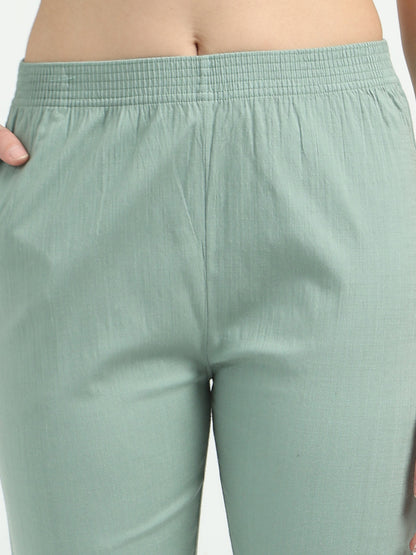 Everyday Stretch Pocket Pants - Seafoam Green