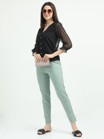 Everyday Stretch Pocket Pants - Seafoam Green