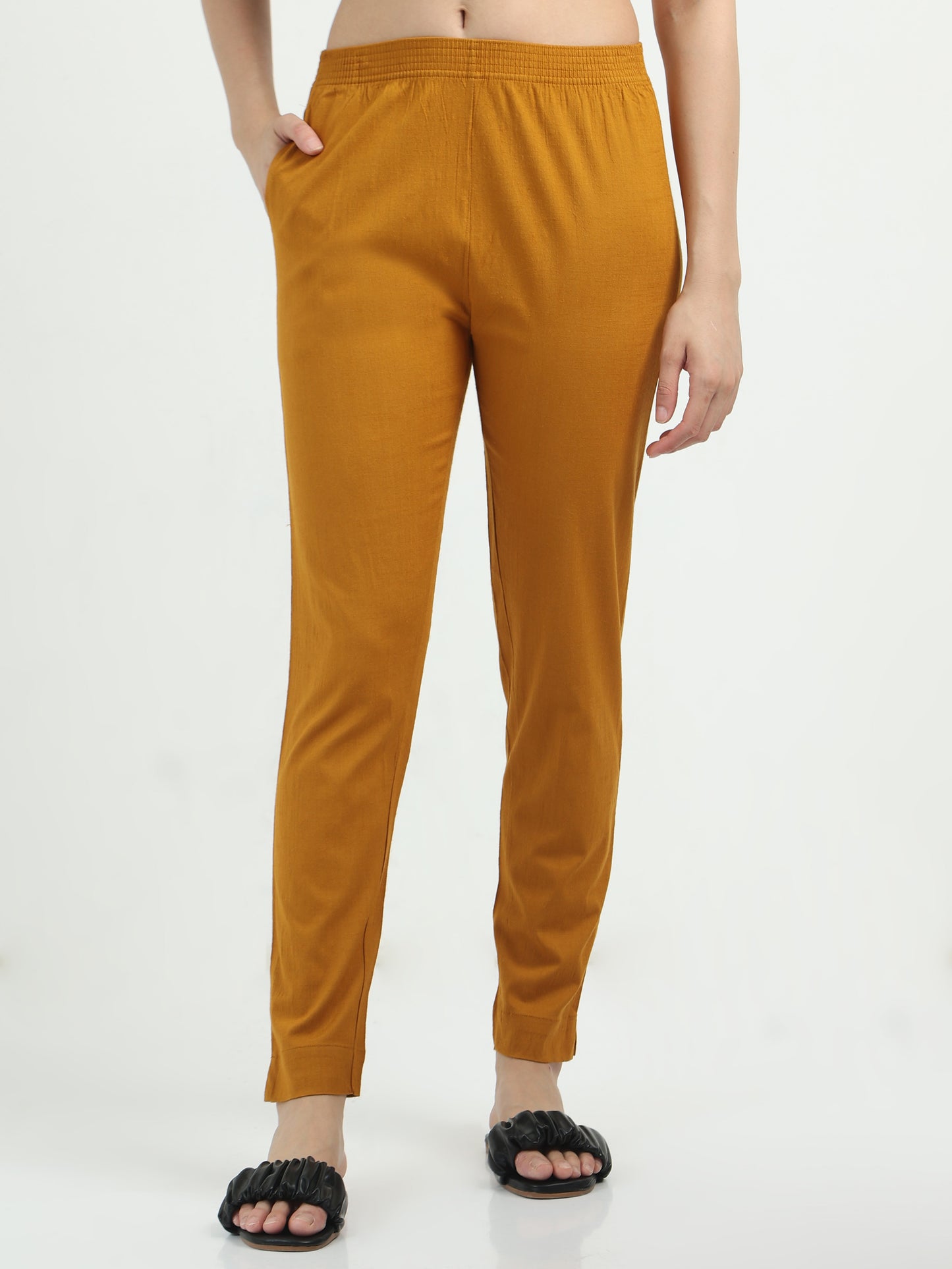 Everyday Stretch Pocket Pants - Honey Yellow