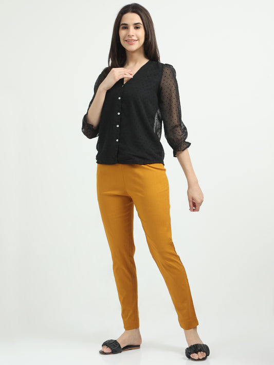 Everyday Stretch Pocket Pants - Honey Yellow