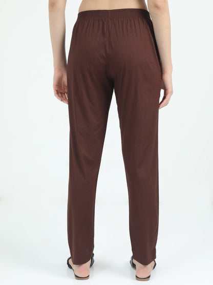 Everyday Stretch Pocket Pants - Chocolate Brown