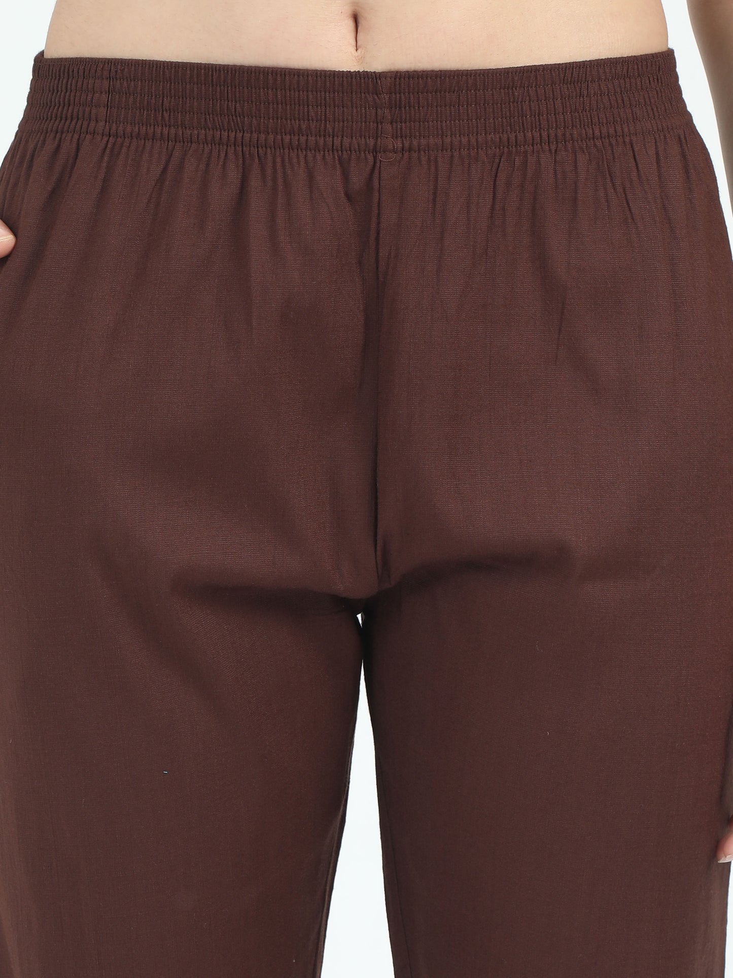 Everyday Stretch Pocket Pants - Chocolate Brown