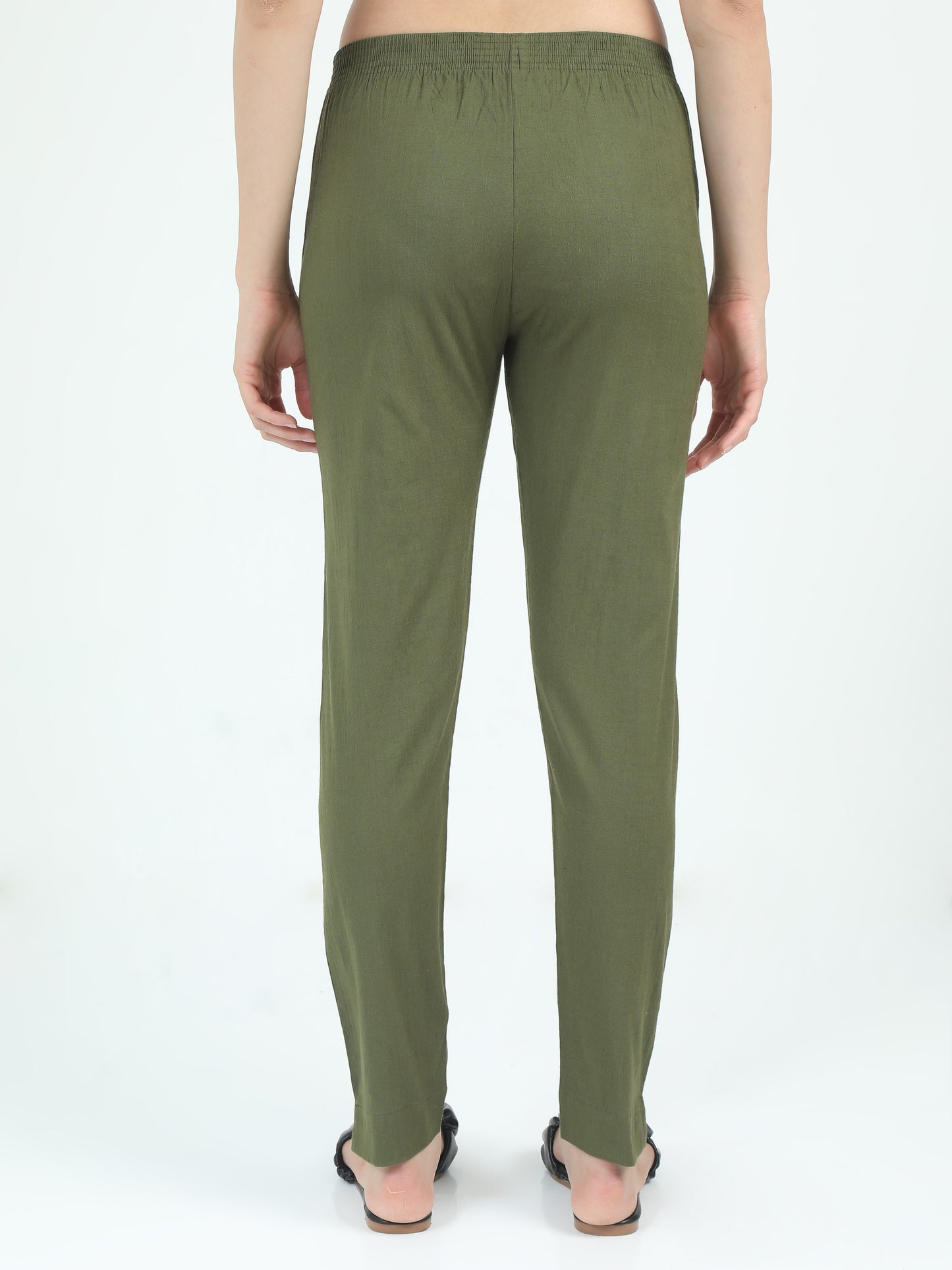 Everyday Stretch Pocket Pants - Olive Green