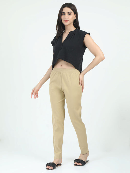 Everyday Stretch Pocket Pants - Dark stone