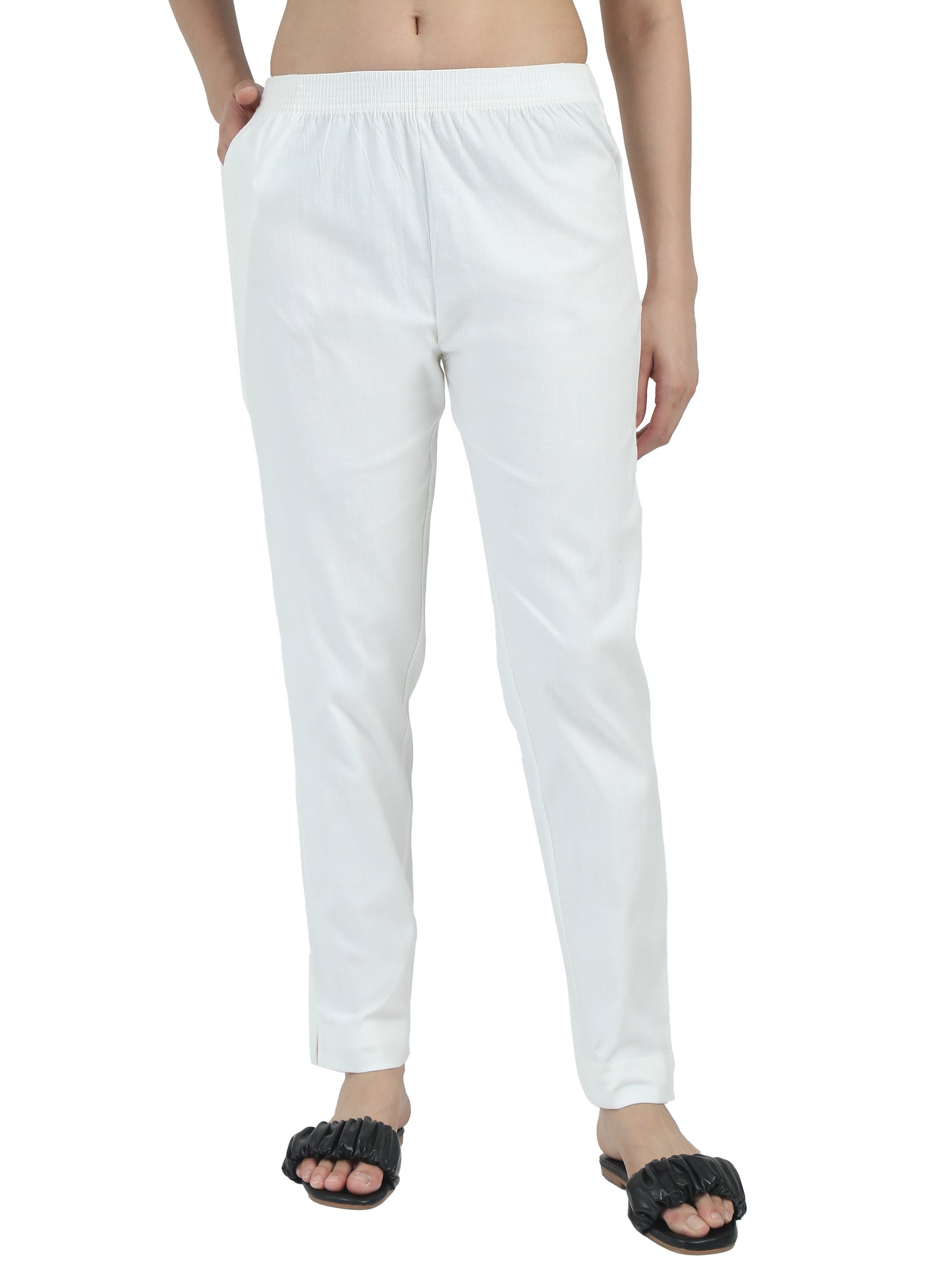 Everyday Stretch Pocket Pants - Off White