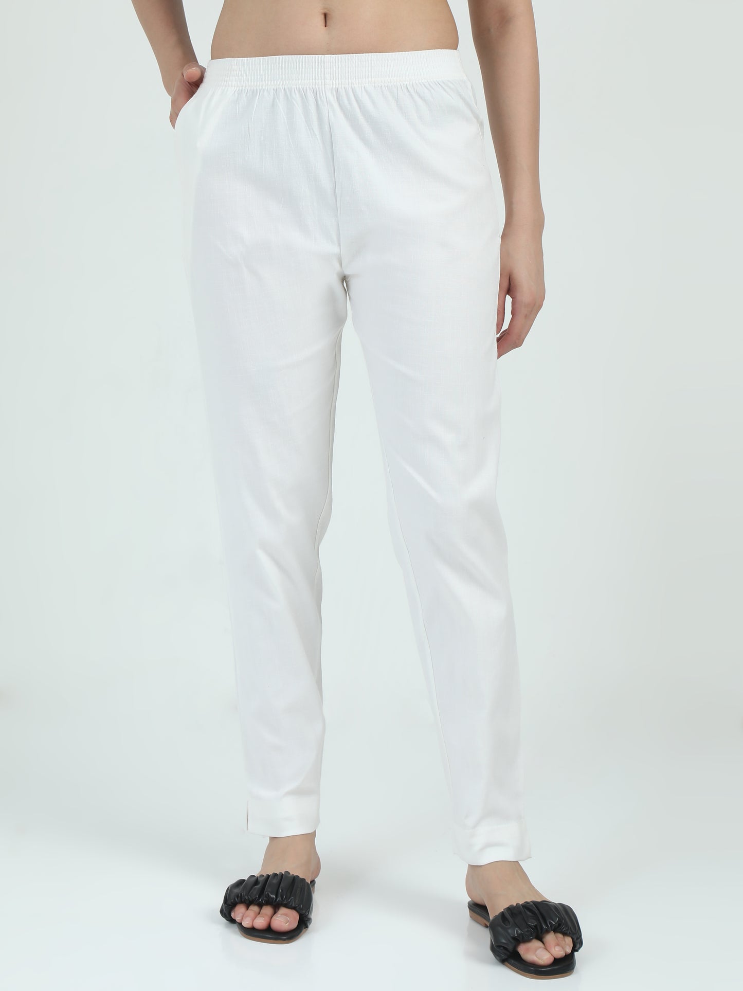 Everyday Stretch Pocket Pants - Off White