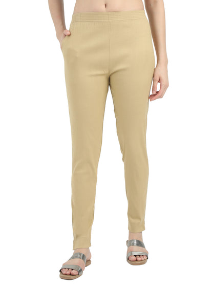 Everyday Stretch Pocket Pants - Sand Yellow