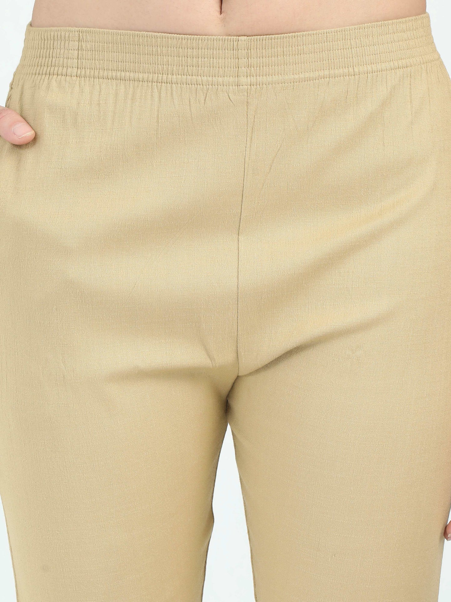 Everyday Stretch Pocket Pants - Sand Yellow